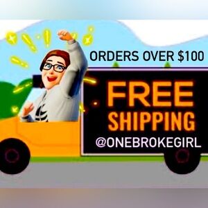 Free shipping on all orders over $100!